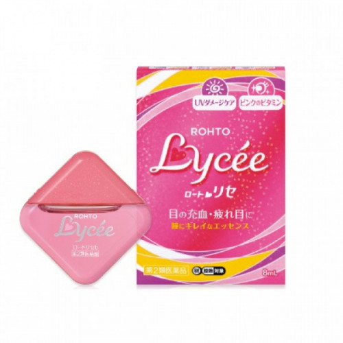 Японские увлажняющие глазные капли Rohto Lycee Eye Drops, 8 мл