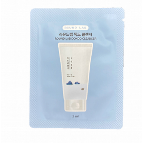 Мягкая пенка для очищения кожи тестер ROUND LAB 1025 Dokdo Cleanser Tester