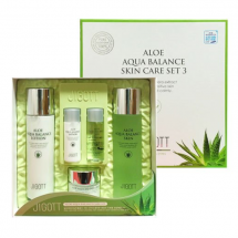 Набор увлажняющей косметики с алое Jigott Aloe Aqua Balance Skin Care Set