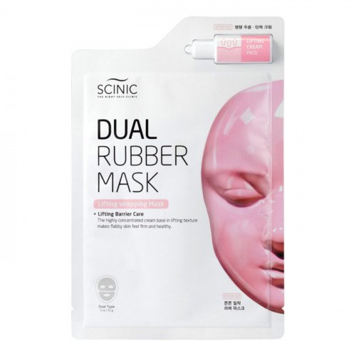 Двухэтапная лифтинг маска для лица Scinic Dual Rubber Mask Lifting Wrapping Mask