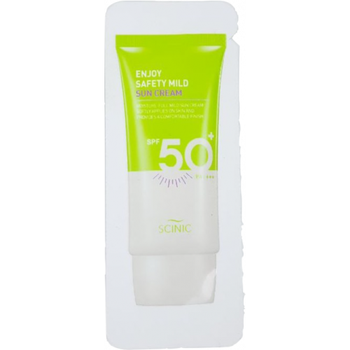 Тестер сонцезахисного крему для жирної та комбінованої шкіри Scinic Enjoy Safety Mild Sun Cream SPF50+/PA+++