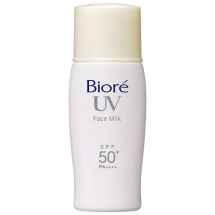 Матирующее солнцезащитное молочко Biore UV Face Milk SPF50/PA++++