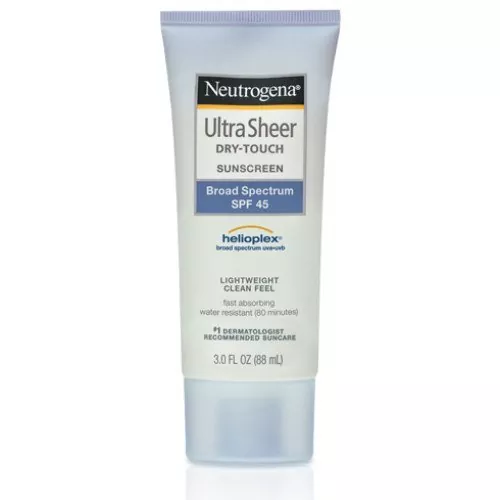 Сонцезахисний крем Neutrogena Ultra Sheer Dry-Touch Sunscreen SPF 45