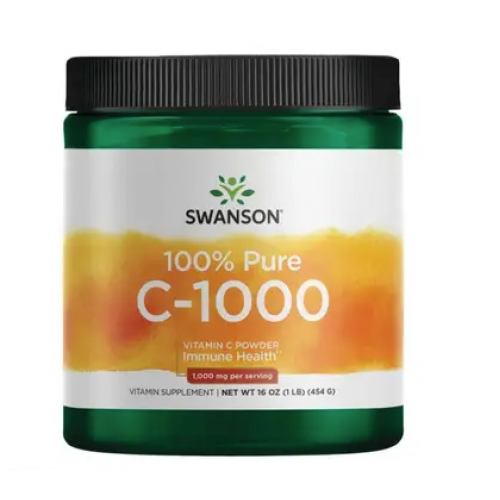 Вітамін С Swanson 100% Pure Vitamin C Powder - 454g