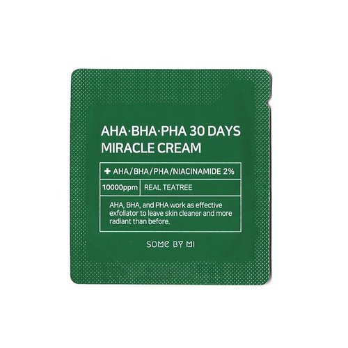 Пробник крема для проблемной кожи Some By Mi AHA-BHA-PHA 30 Days MIRACLE Cream Sample