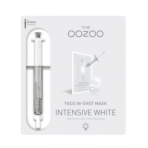Маска поліпшує колір обличчя The Oozoo Face In Shot Mask Intensive White