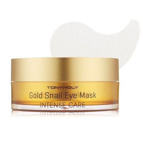 Гидрогелевые маски с улиточным фильтратом и золотом Tony Moly Intense Care Gold Snail Eye Mask