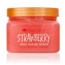 Сахарный скраб для тела с ароматом клубники и ВНА-кислотой Tree Hut Strawberry Sugar Scrub