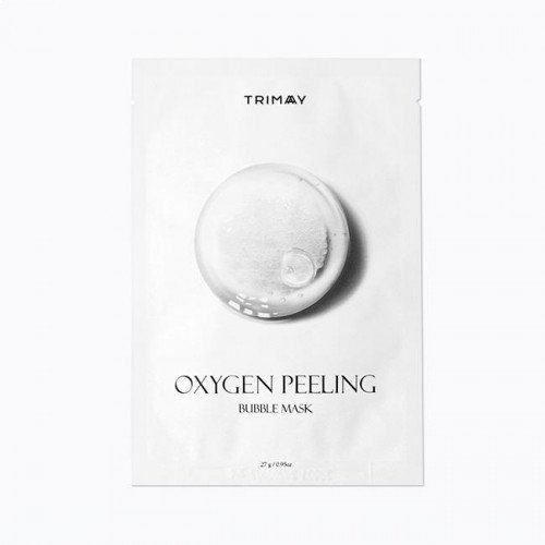 Киснева тканинна маска для очищення шкіри Trimay Oxygen Peeling Bubble Mask