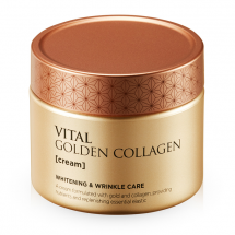 Зміцнюючий крем з колагеном і пептидами золота AHC Vital Golden Collagen Cream