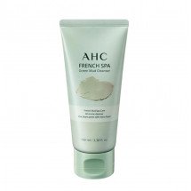 Очищаюча СПА маска-пінка з французькою зеленою глиною AHC French Spa Green Mud Cleanser, 100 мл