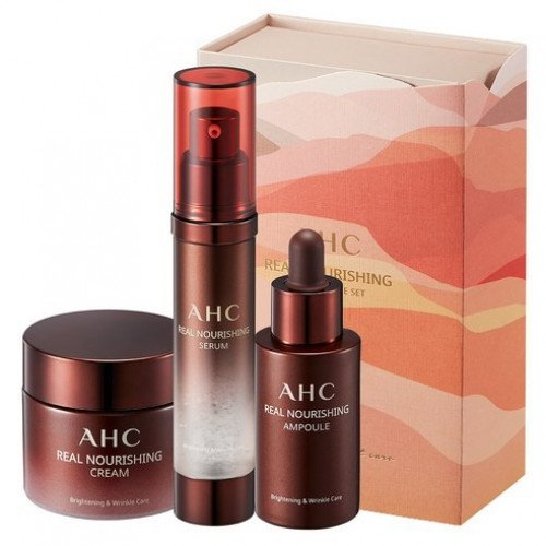 Увляжняющий омолаживающий набор AHC Real Nourishing Special Care Cosmetic Set