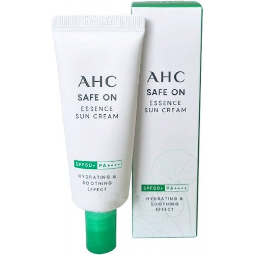 Солнцезащитный крем для лица AHC Safe On Essence Sun Cream SPF SPF 50+ PA ++++, 20 мл