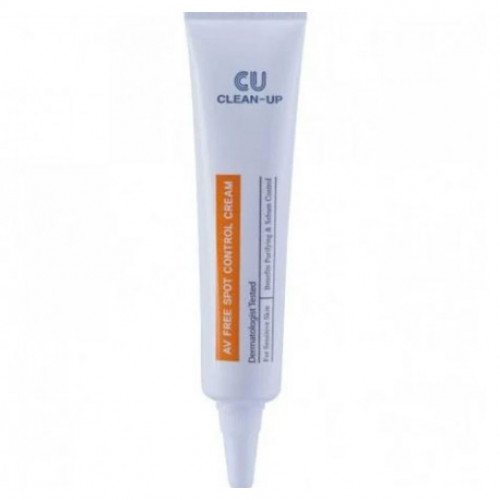 Точечный крем от высыпаний и воспалений CU SKIN CLEAN-UP AV Free Spot Control Cream