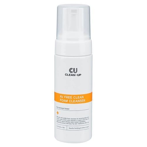 Очищающая пенка для проблемной кожи CU Skin Clean Up AV Free Clean Foam Cleanser