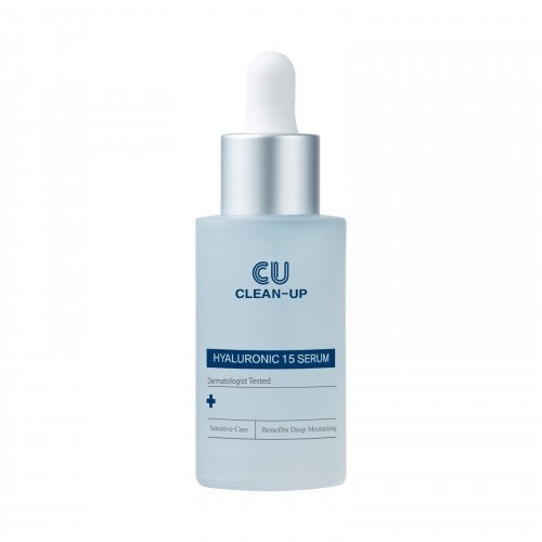 Сироватка для зволоження шкіри з гіалуроновою кислотою CU SKIN Clean-Up Hyaluronic 15 Serum