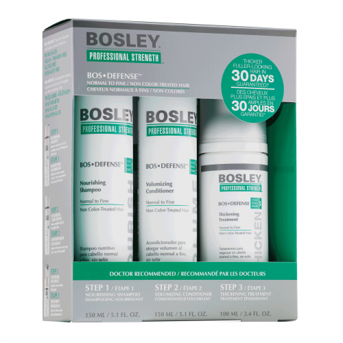 Набір для нормальних нефарбованого волосся Bosley Bos Defense Starter Pack for Normal to Fine Non Color-Treated Hair