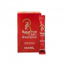 Шампунь для вiдновлення пошкодженого волосся з амінокислотами у стику Masil 3 Salon Hair CMC Shampoo Sample