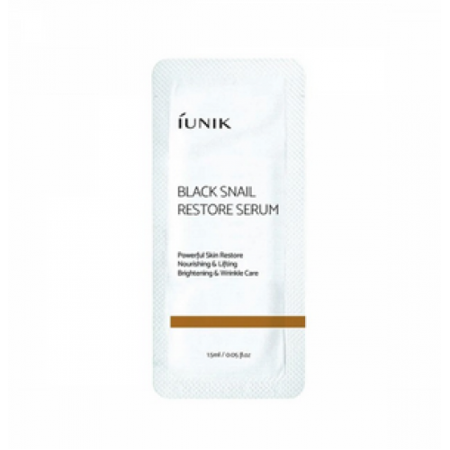 Сироватка з муцином равлика тестер IUNIK Black Snail Restore Serum Tester