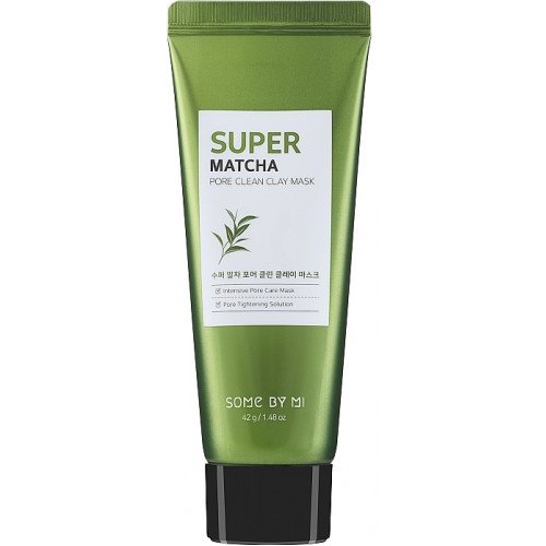 Очищающая глиняная маска с чаем матча Some By Mi Super Matcha Pore Clean Clay Mask Mini, 42g