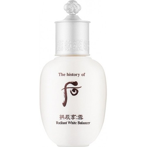 Мініатюра тонеру The History of Whoo Radiant White Balancer, 20 мл