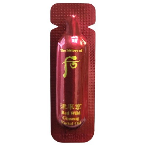 Масло с экстрактом красного женьшеня The History Of Whoo Red Wild Ginseng Facial Oil Tester