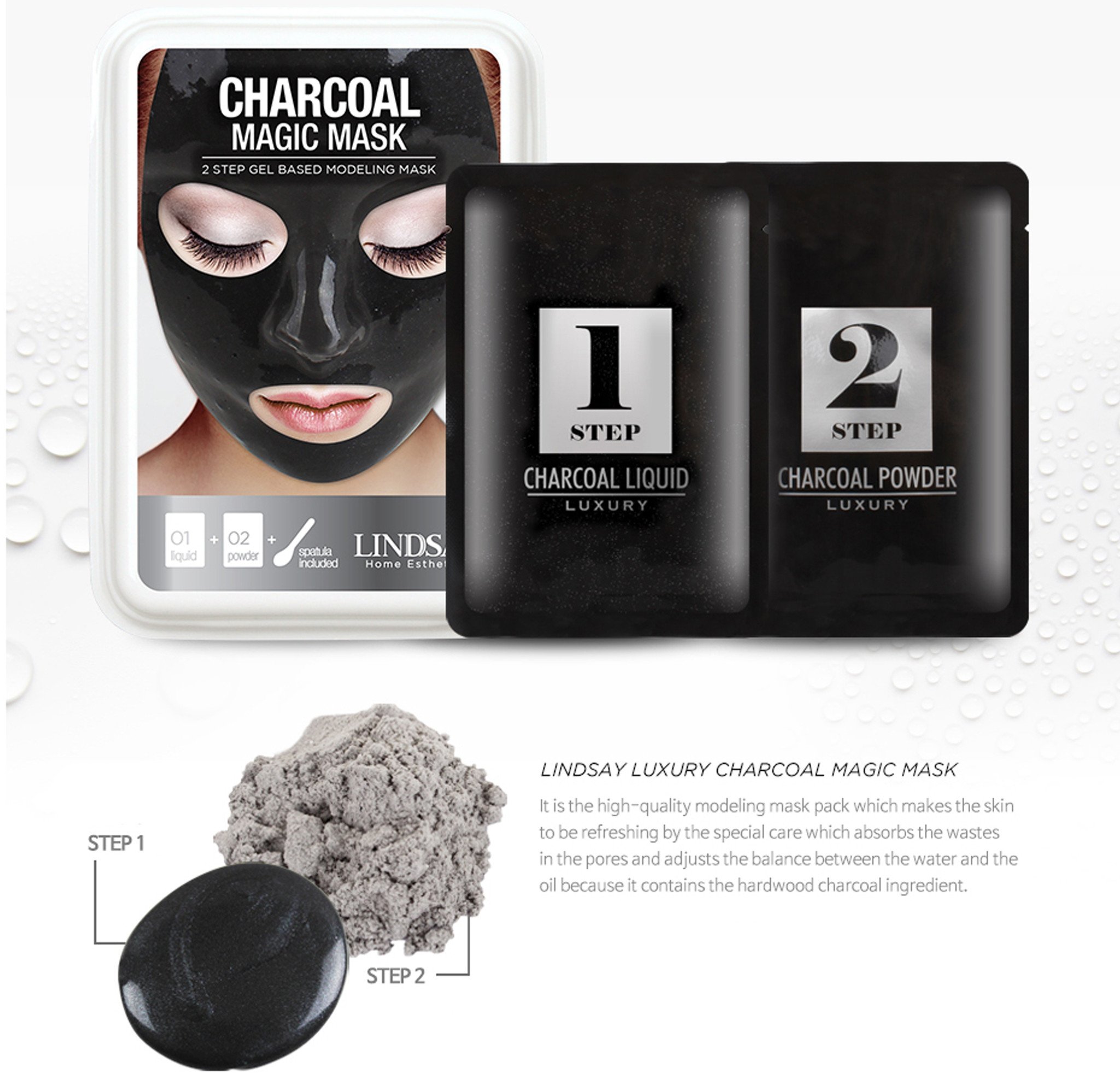 Lindsay Charcoal Magic Mask. Charcoal маска для лица Lindsay. Lindsay Charcoal Magic Mask 65+6,5 г.. Lindsay маска для лица с черным углем.